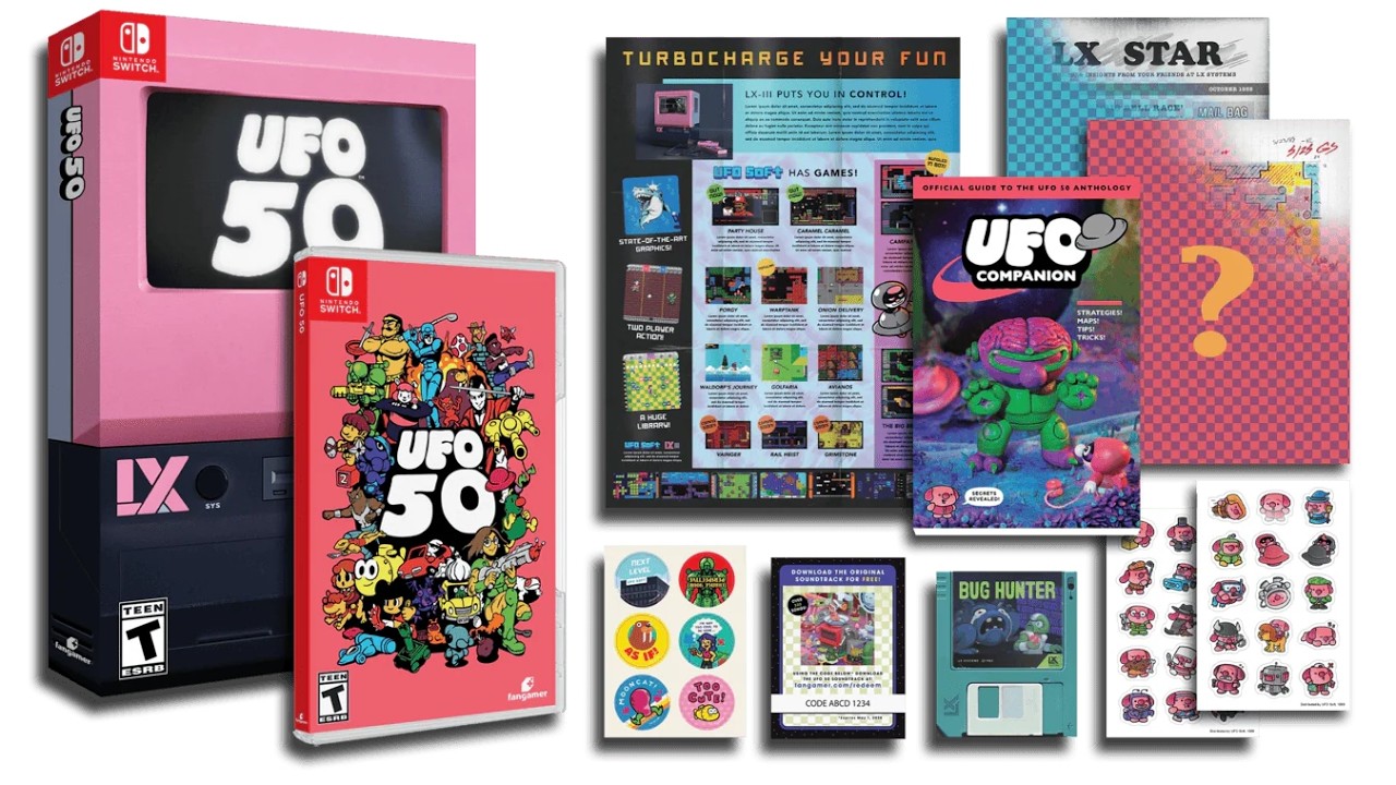 UFO 50 Deluxe Edition [Nintendo Switch] Unboxing - YouTube
