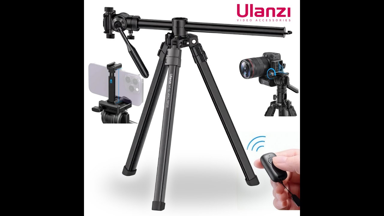 Профессиональный штатив журавль для фотоаппарата и телефона с Bluetooth-пультом Ulanzi MT-65