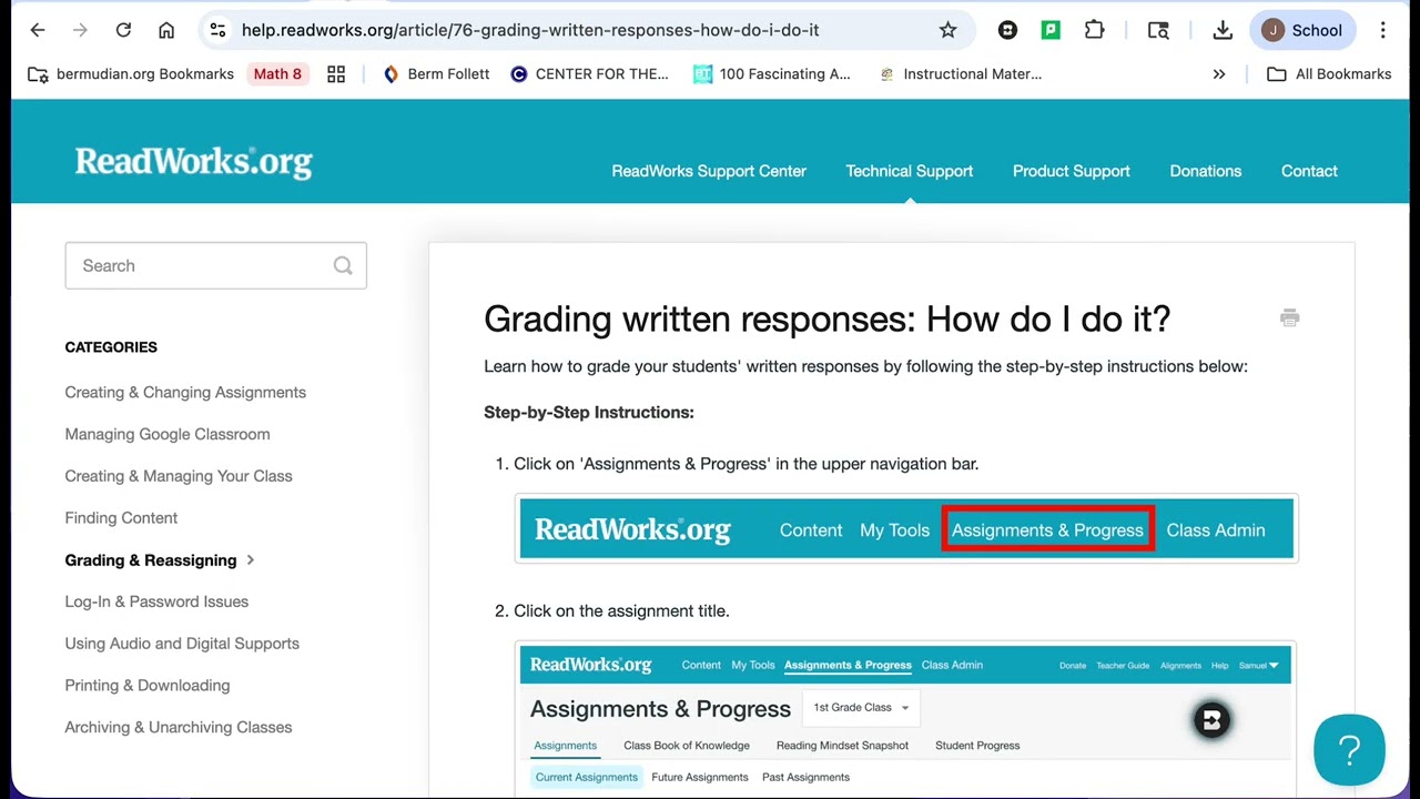 ReadWorks Quick Tour