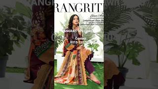 🥰 RANGRITI Lawn Collection 2025 | Landhi Alkaram Gali, #fashion #shortsfeed #viralshort #trend