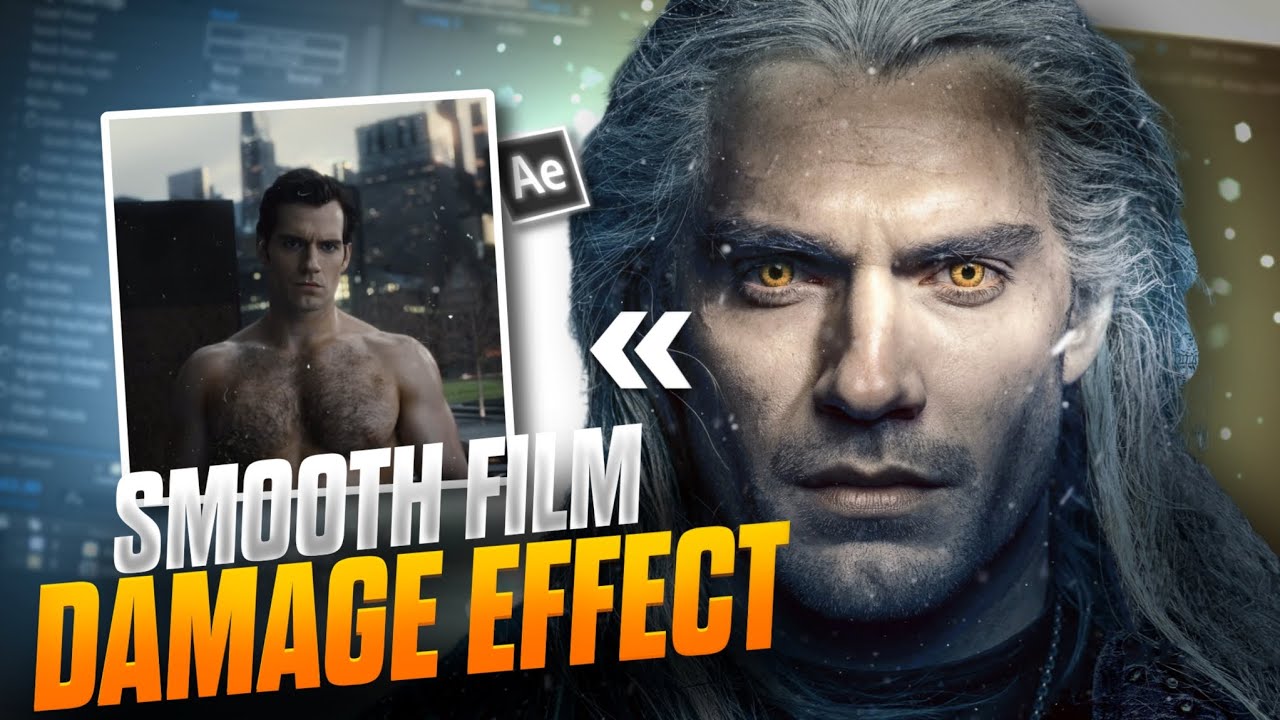 Smooth film damage effect tutorial | After Effects 