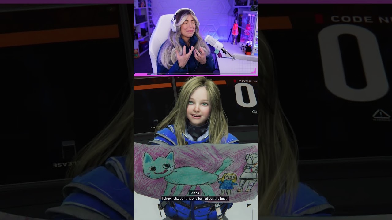 The ONLY AI Art I want to see in games 🥹😭 #pragmata