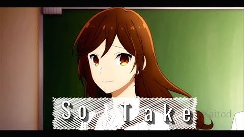 Amv Typography On My Way Horimiya - Alight Motion Preset