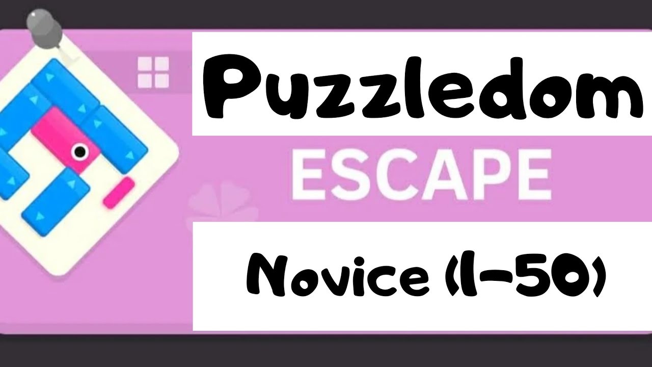 Puzzledom. Escape Novice soluce