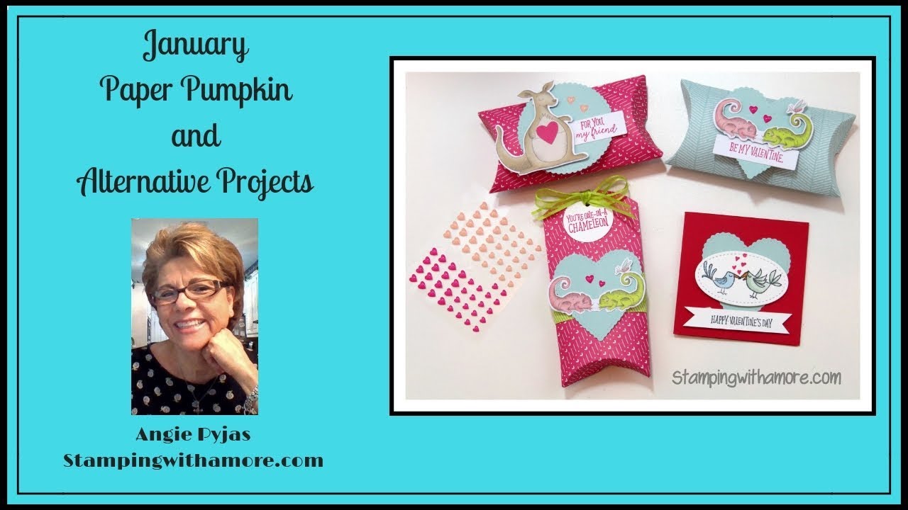 January Paper Pumpkin 2019 And Alternative Projects - YouTube