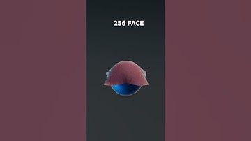 Cloth Simulation from 1 Face to 4096 Faces #3danimation #clothsimulation #3dart