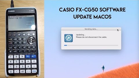 [macOS] FX-CG50 Calculator Software Update (CASIO PRISM)