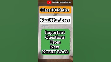 Class 10 maths ch-1 Real Number NCERT Important Questions CBSE Board Exam 2024-25 #shorts #class10
