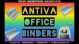 ANTIVA CW 4500 COMB + WIRO BINDER | Electric Binding Machine | How to Use | India | #binder #antiva