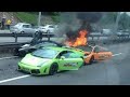 Top Expensive car crash compilation - Bugatti, Ferrari, Mercedes, Pagani, Bentley, Porshe ( part 1 )