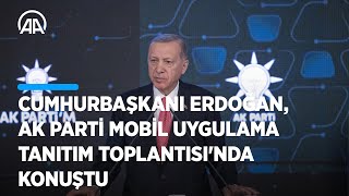 President Erdoğan spoke at the AK Party Mobile Application Presentation Meeting screenshot 5