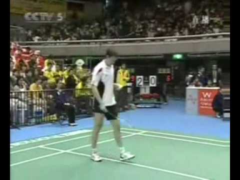 Badminton Thomas Cup Nicholas Kidd vs Bao Chun Lai...