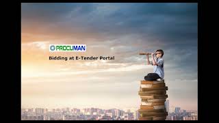 Procuman Supplier Portal - How to submit a bid for a tender