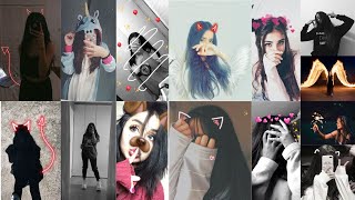 Snapchat Selfie Poses/Mirror Selfie poses/Snapchat Poses With Filter/Hidden poses/Snapchat picture