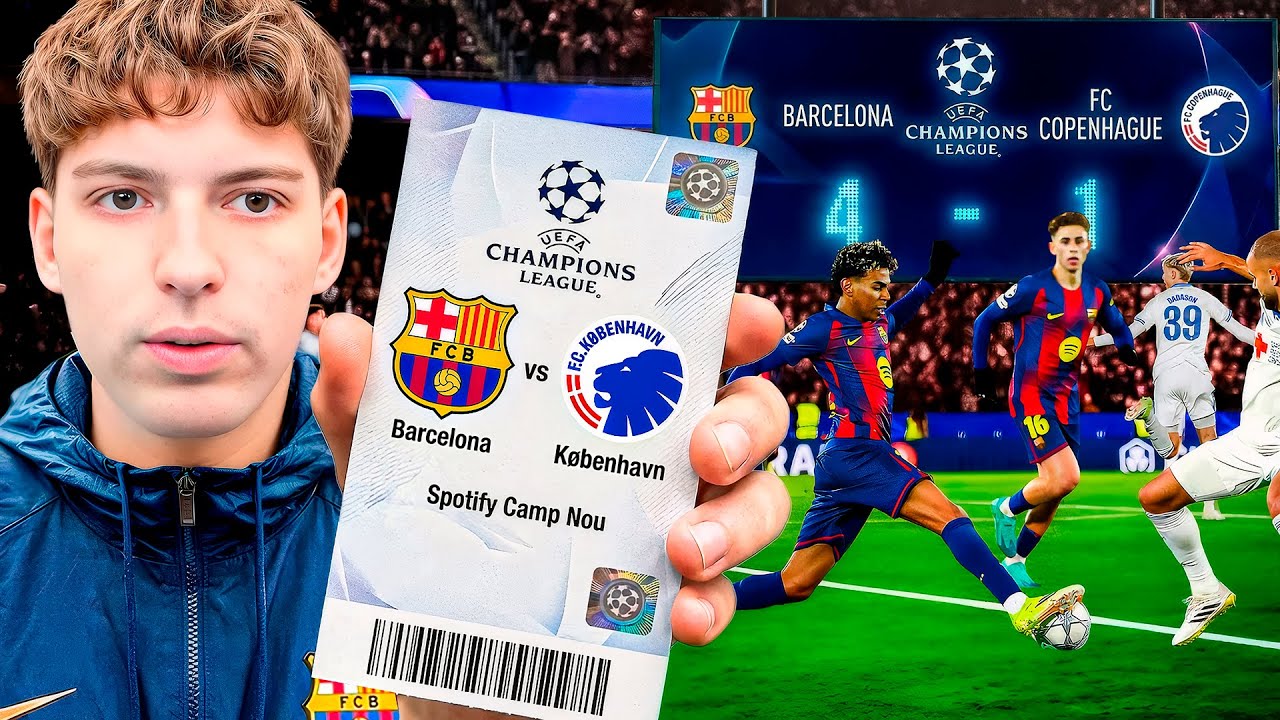 VIAJO AL CAMP NOU A VER AL BARCELONA POR LA CHAMPIONS LEAGUE Y PASA ESTO…