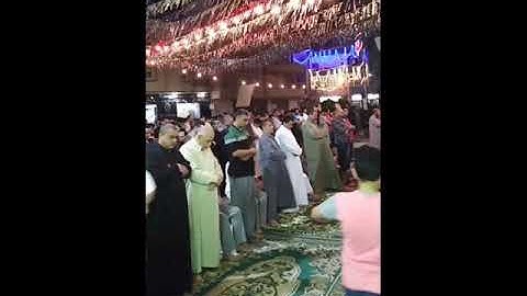 الشيخ مصطفى خميس اخر سورة النمل من صلاة التراويح2019