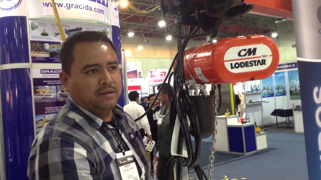 Expomanufactura 2014 - Polipasto eléctrico de Columbus McKinnon