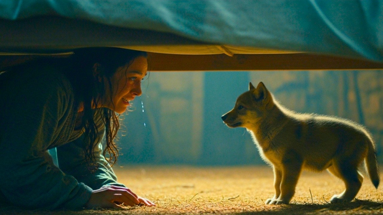 Elle s’installa seule dans un cottage… et découvrit un louveteau mourant caché sous son lit