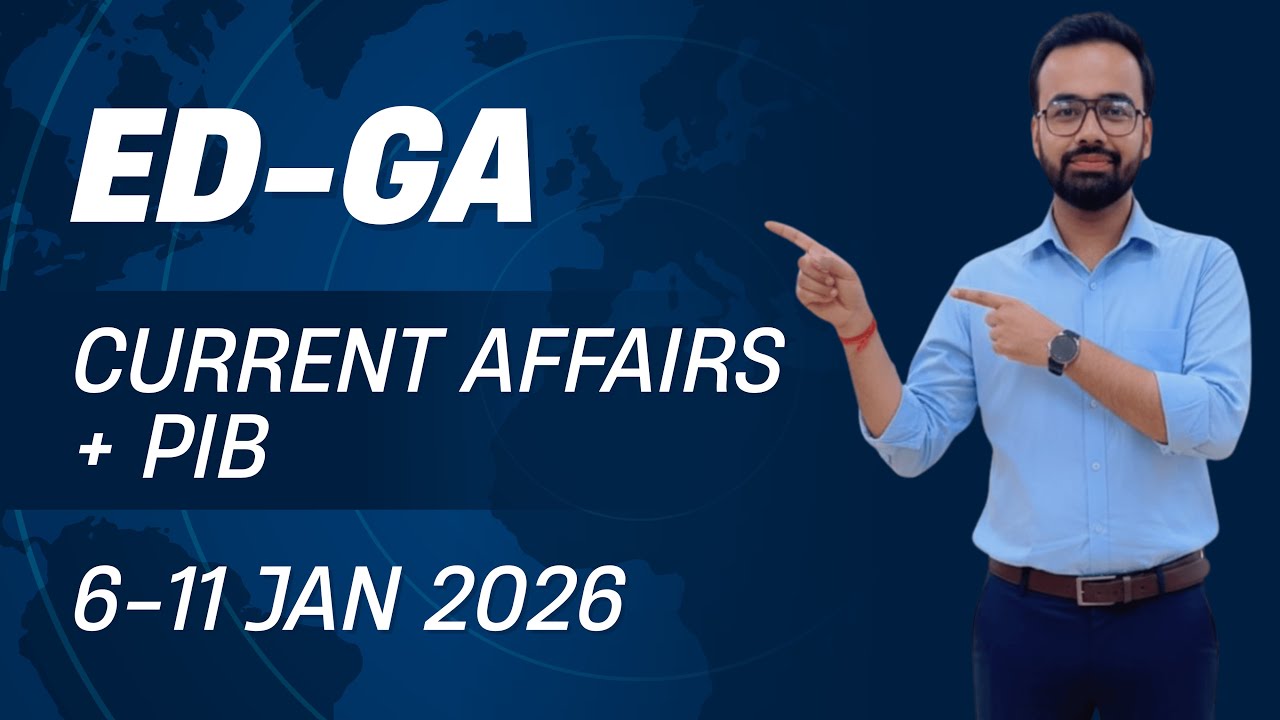 Current Affairs and PIB for Regulatory and Banking Exams | Saurav Sir | 6th to 11th January 2026