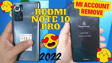 Redmi Note 10 Pro MI Account Unlock One Click| Xiaomi Qualcomm Sideload Disable Mi Account