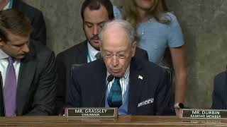 Grassley Opens Senate Judiciary Committee Nominations Hearing