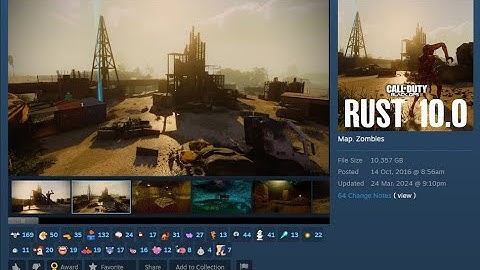 RUST 10.0: Black Ops 3 Zombies – Surviving theRUST Custom Map | first time play | Silent Run