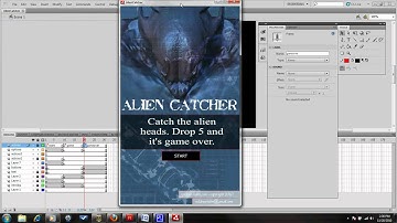 Flash CS5 ANDROID AlienCatcher App Video 1