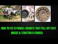 how to reglue flywheel magnets