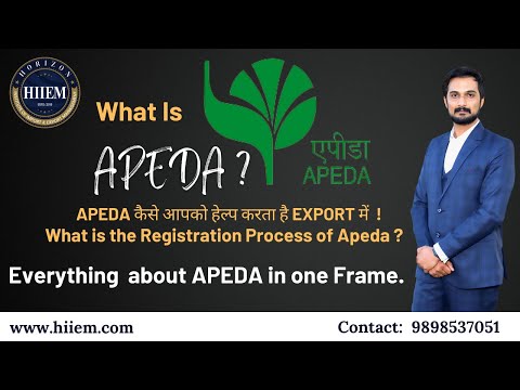 What is APEDA ? How apeda works, registration process, Everything about apeda | By Sagar Agravat