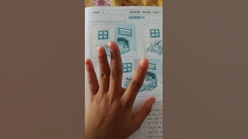 English std 6 unit 1 where were you