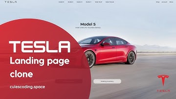 Build a Tesla Landing Page Clone with HTML, CSS & JAVASCRIPT | Full page animations with FullpageJS