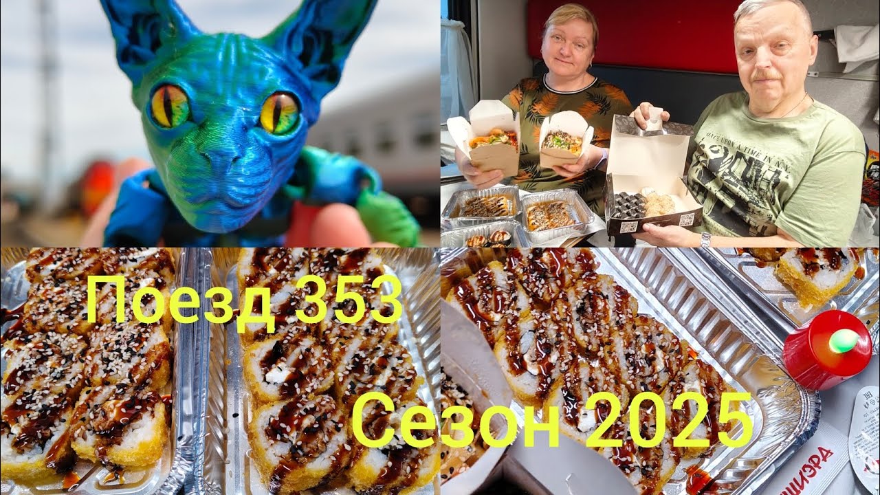 Поезд 353//Едем к морю//Сюрприз в Ульяновске
