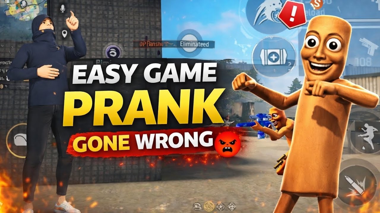Easy Game Prank Gone Wrong 😳🔥 | Free Fire - YouTube