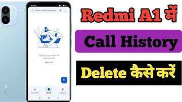 redmi A1 phone me call history Kaise Delete Kare || contact call history delete Kare. PAPA JI TECHNO