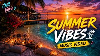 Relaxing Music for Sleep, Relaxation & Stress Relief | Tropical Ocean Sunset Ambience