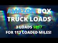 AMAZON BOX TRUCK LOADS | 3 LOADS $837 FOR 113 MILES!