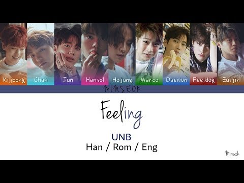 UNB (유앤비) - Feeling/Sense (감각) (Color Coded/Han/Rom/Eng Lyrics)