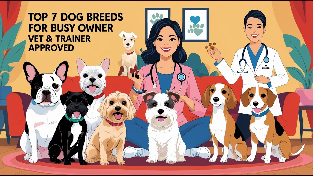 «Топ-7 пород собак для занятых владельцев, одобренных ветеринарами и дрессировщиками»