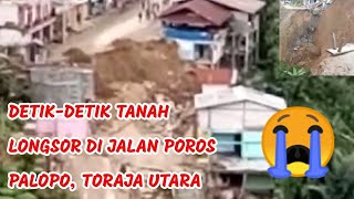 Tanah longsor di jalan poros palopo ...