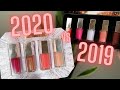 Fenty Beauty Glossy Posse Mini Gloss Bomb Set: Holo'Daze Edition | 2020 vs 2019