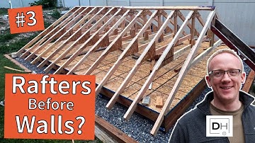 DIY 12x16 Shed - Ep. 3: Creating Rafters / Trusses