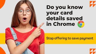 How To Delete Payment Information and Credit Cards From Google Chrome [2024]
