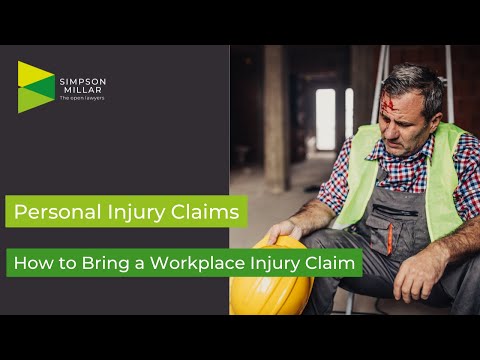 How to Bring a Workplace Injury Claim