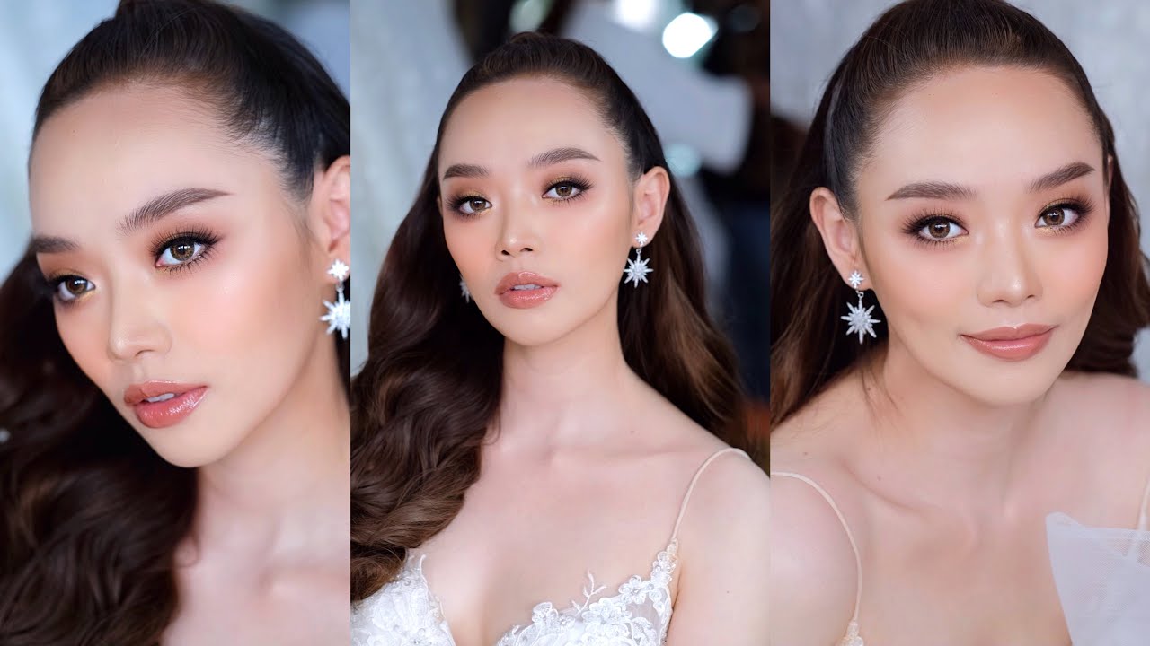 แต่งหน้าเจ้าสาว สอนแต่งหน้าประกอบอาชีพโดย Piladamakeup