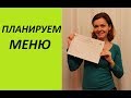 Как спланировать меню????? (Ирина Соковых)