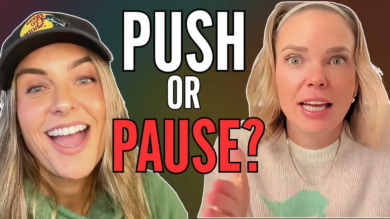 When to Push and When to Pause When to Push and When to Pause