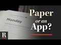 Why Use a Paper Planner Over an App?