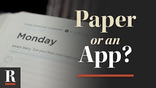 Why Use a Paper Planner Over an App?