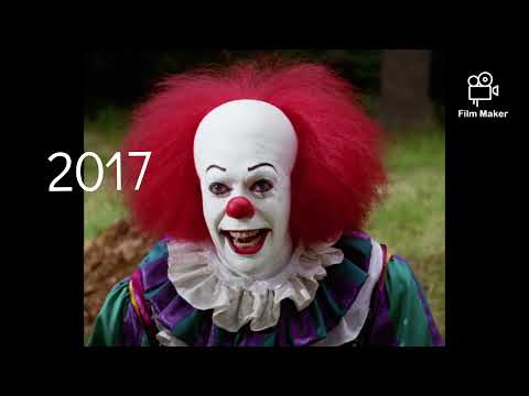 Evolution between Pennywise  1990 👿👿Vs 2017 😈😈 with (cradles song)