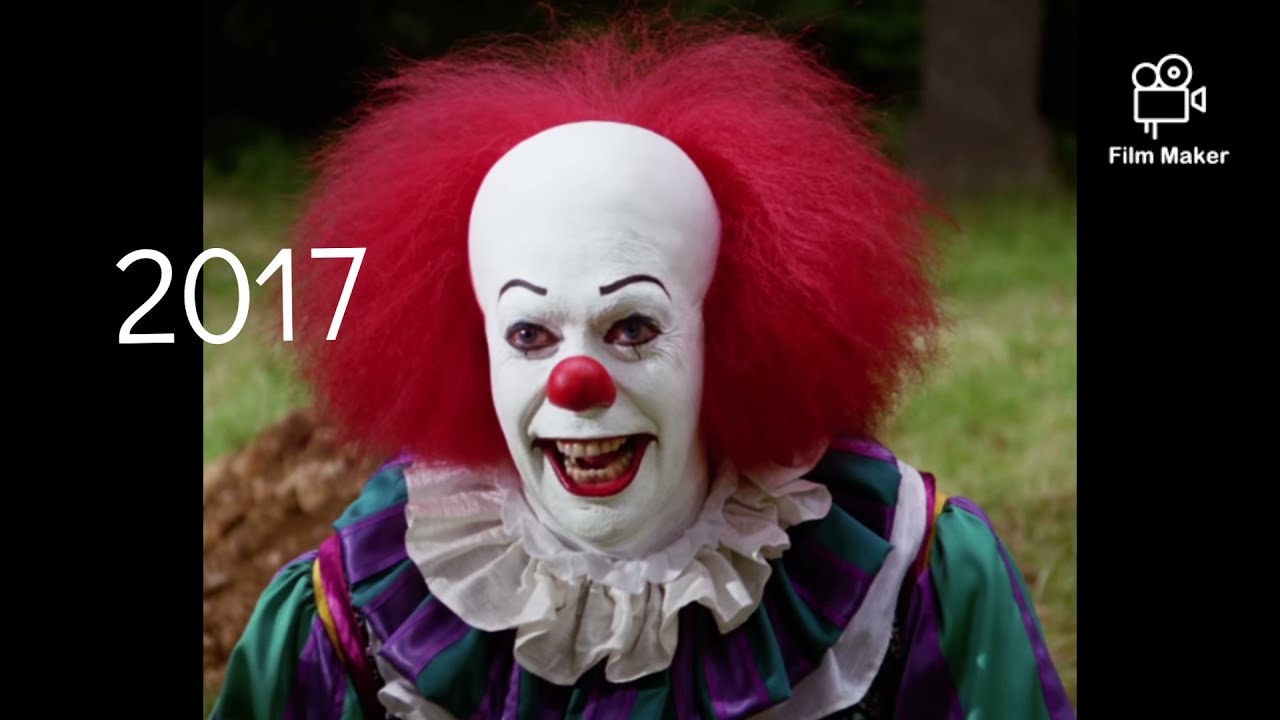 Evolution between Pennywise 1990 👿👿Vs 2017 😈😈 with (cradles song) YouTube